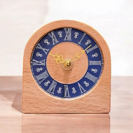 ساعت رومیزی چوبی