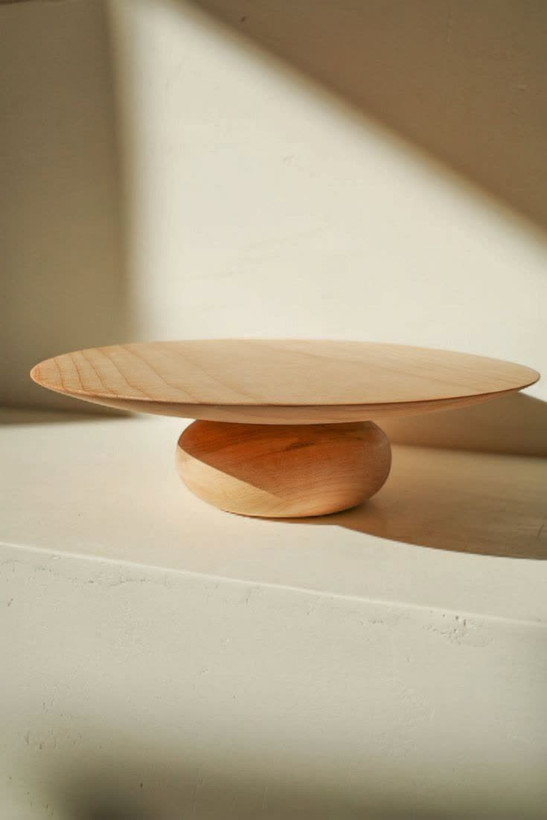 پایه کیک چوبی