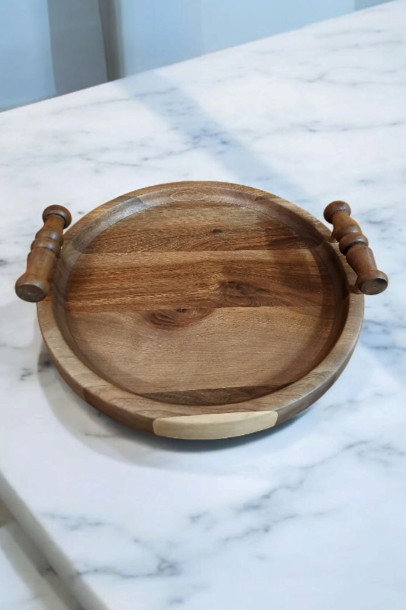 سینی چوبی پذیرایی