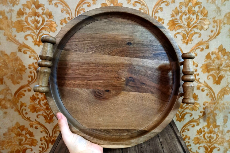 سینی چوبی شیک تبریز