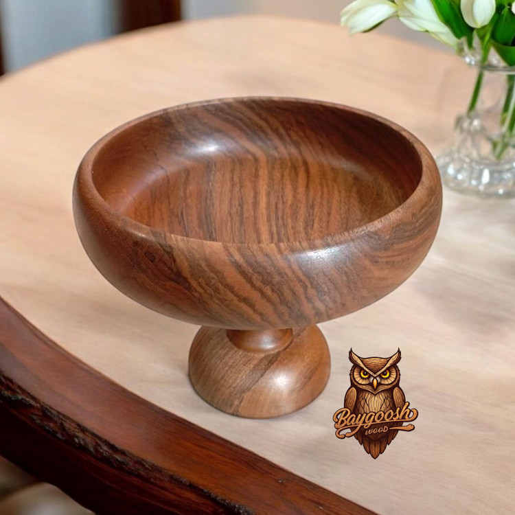 میوه خوری پایه دار چوبی