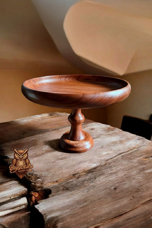 ظرف میوه چوبی دست تراش