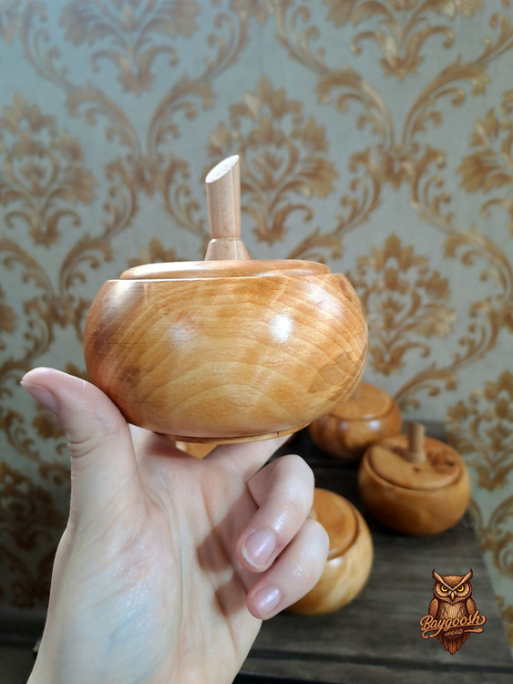 قندان چوبی راش